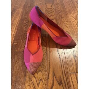 Rothy’s The Point Metallic Pomegranate Womens 10 Retired Color Holiday Christmas